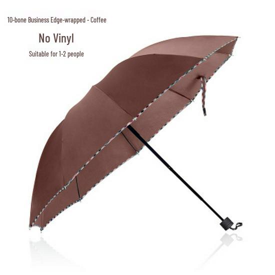 Extra-Large Reinforced Double Business Umbrella - UV Protection & Weather Resistant