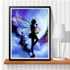 5D Diy Diamond Painting Elf Girl Under The Moon Cross Stitch Set Full Diamond Embroidery Mosaic Art Picture of Rhinestones Decor Gift