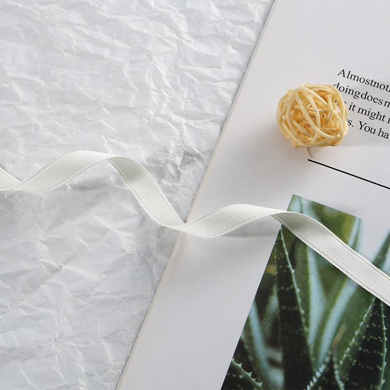 Double-Sided Matte Webbing Thickened Polyester-Cotton Jewelry Trophy Decorative Accessories Bow Colored Ribbon