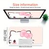Kitty, Bow Themed XXL Mouse Pad - Non-slip Rubber Desk Mat for Gaming and Office Use, Multi-Function Keyboard and Mouse Pad, Ideal Gift for