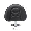 Motorrad Schwarz Verstellbar Hinten Fahrer Beifahrer Rückenlehne Einsteck Sissy Bar Sitz Für Harley Heritage Softail Classic FLSTC 2007-17