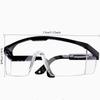 1PC Safety GlassesClear Anti-Fog Goggles Over Spec Glasses Protective Eye Wear Industrial Approved Wide Vision
