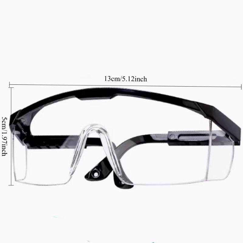 1PC Safety GlassesClear Anti-Fog Goggles Over Spec Glasses Protective Eye Wear Industrial Approved Wide Vision