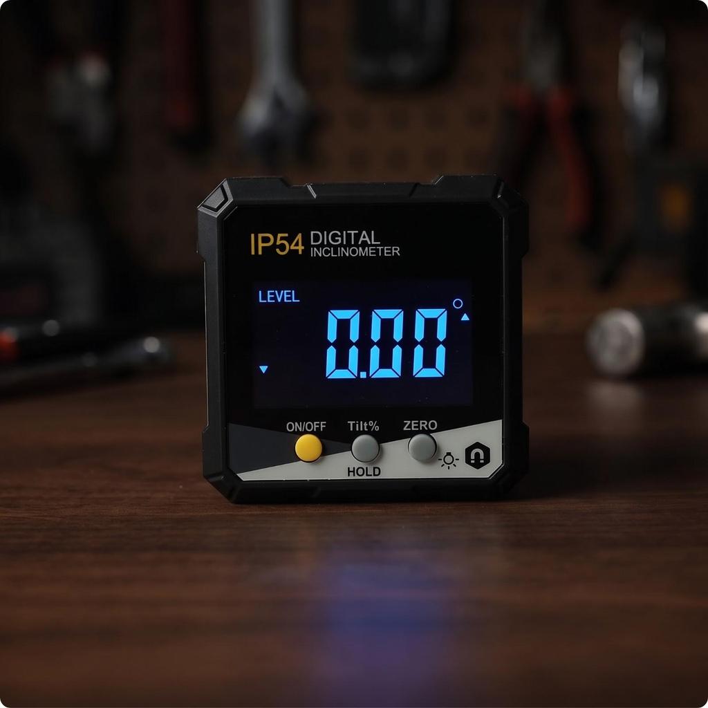 Digital Inclinometer Accurate Bevel Box Exact for Woodworking, Machinery Setup