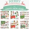 Colorful Acrylic Christmas Gift Blind Box Diy Diamond Painting Keychain Set 15 Pieces