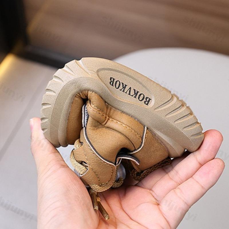 Childrens Snow Boots Winter High-top Kids Sneaker Comfortable Warm Girl Boys Ankle Boot Warm Cold Proof Outdoor Cotton Shoe