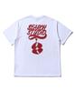 Sseochi410 Twin Heart Logo Short Sleeve T-Shirt White