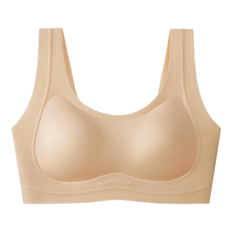 Tank Top Lingerie Women with Bra Pads Simple Bra Gathering and Adjusting Style Sexy Bra