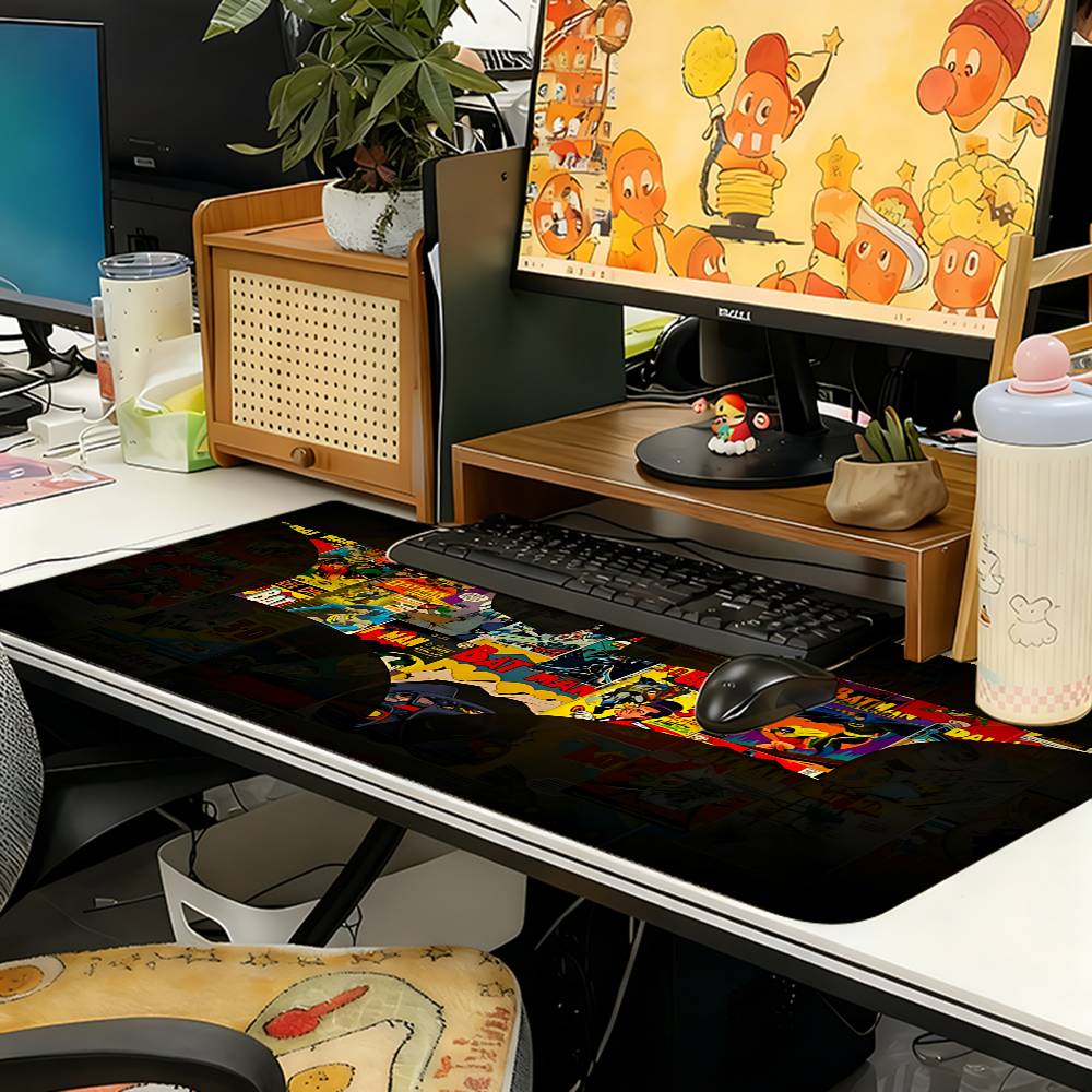 Cool B-BatmanS Classic Mouse Pad Computer Mat Deskpad Laptop Keyboard Mat Office Large Landscape Mousepad