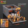 In Stock Bburago F1 1:43 Ferrari Sf24 #16 #55 Pit Pass 6pcs Maintenance Worker Doll Diecast Model Piece Pit Crew Toys Gift