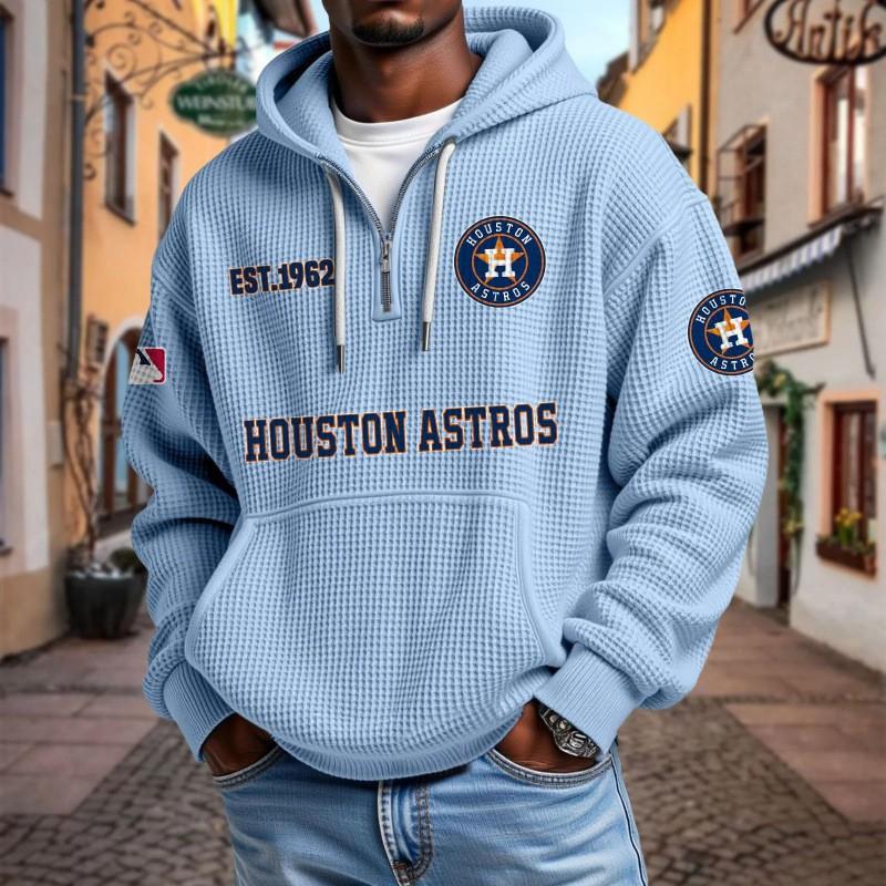 Mens Zip-Up Hoodie NFL Collection Streetwear Loose Fit Casual Sweatshirt Fall