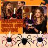 Halloween Porch Goose Spider Costume Pet Outfit with Faux Fur Spider Legs Adjustable Fit for Outdoor Indoor Use