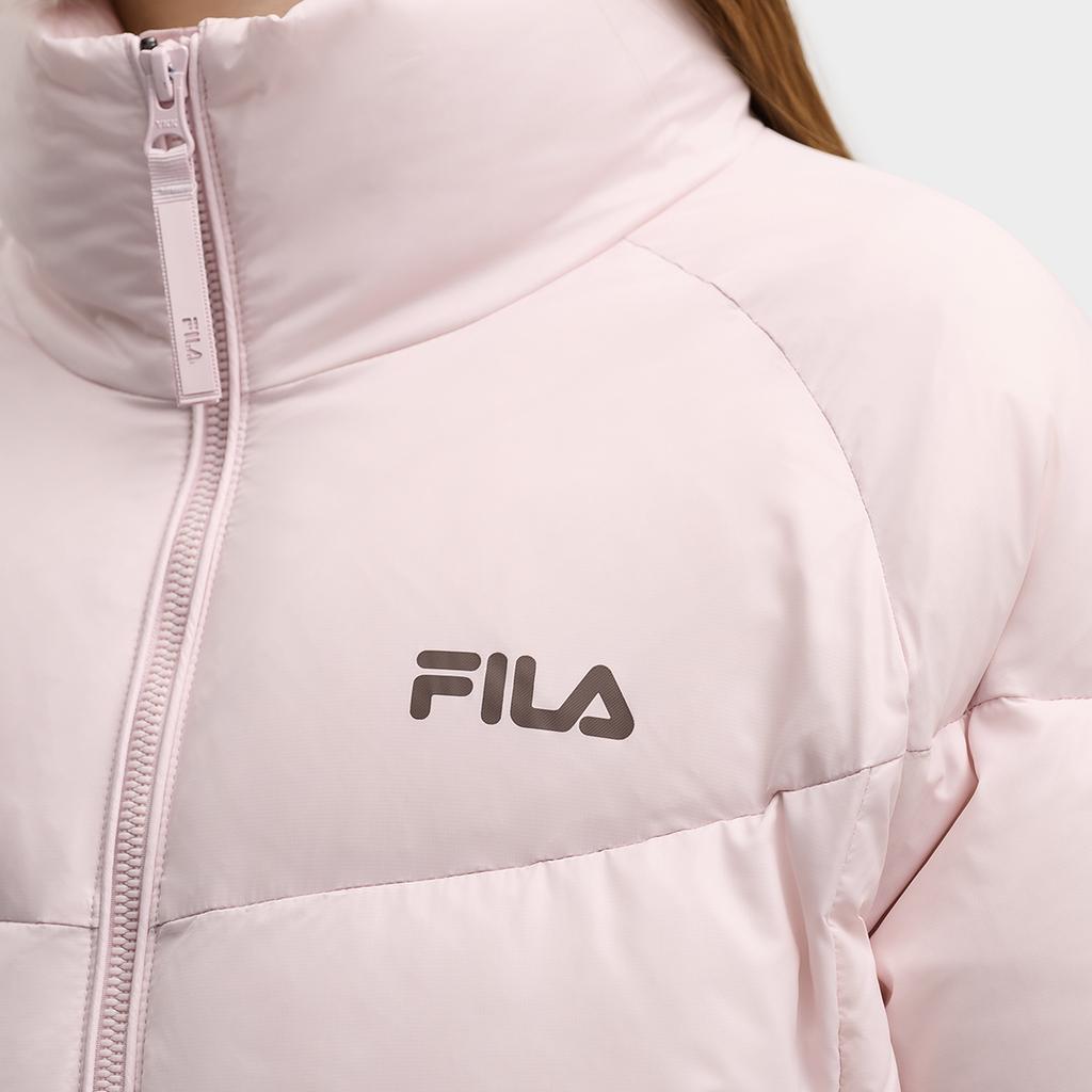 Fila Original Fashion Sports Stand Collar Warm Duck Down Jacket Women Jackets F51W549902F-PK