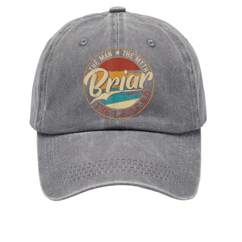 Washed Cotton Baseball Cap Soft Top Denim Hat Vintage Style Adjustable Fit Casual Outdoor Headwear for Men and Women