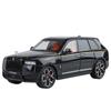 Modèle Réduit de Voiture en Alliage 1/24 Rolls-Cullinan, avec Toit Ciel Étoilé Simulation SUV Jouet pour Garçon Véhicule Tout-Terrain Ornement de Collection Cadeau
