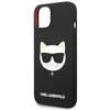 Karl Lagerfeld Klhmp14Mslchbk Iphone 14Plus / 15 Plus 6,7 Hardcase Czarny/Black Silicone Choupette Head Magsafe