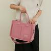 New canvas bag women's large-capacity multi-pocket shoulder bag bag women's high-value messenger bag