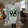 1PC Hannover 96 Patterned Flannel Blanket Suitable For All Seasons for Home Decor Warmth and Comfort Gifts Holiday Present