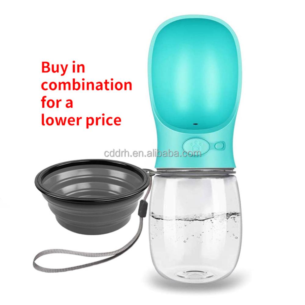 2023 Outdoor Leakproof Portable Puppy Pet Travel Water Bottle for Dogs