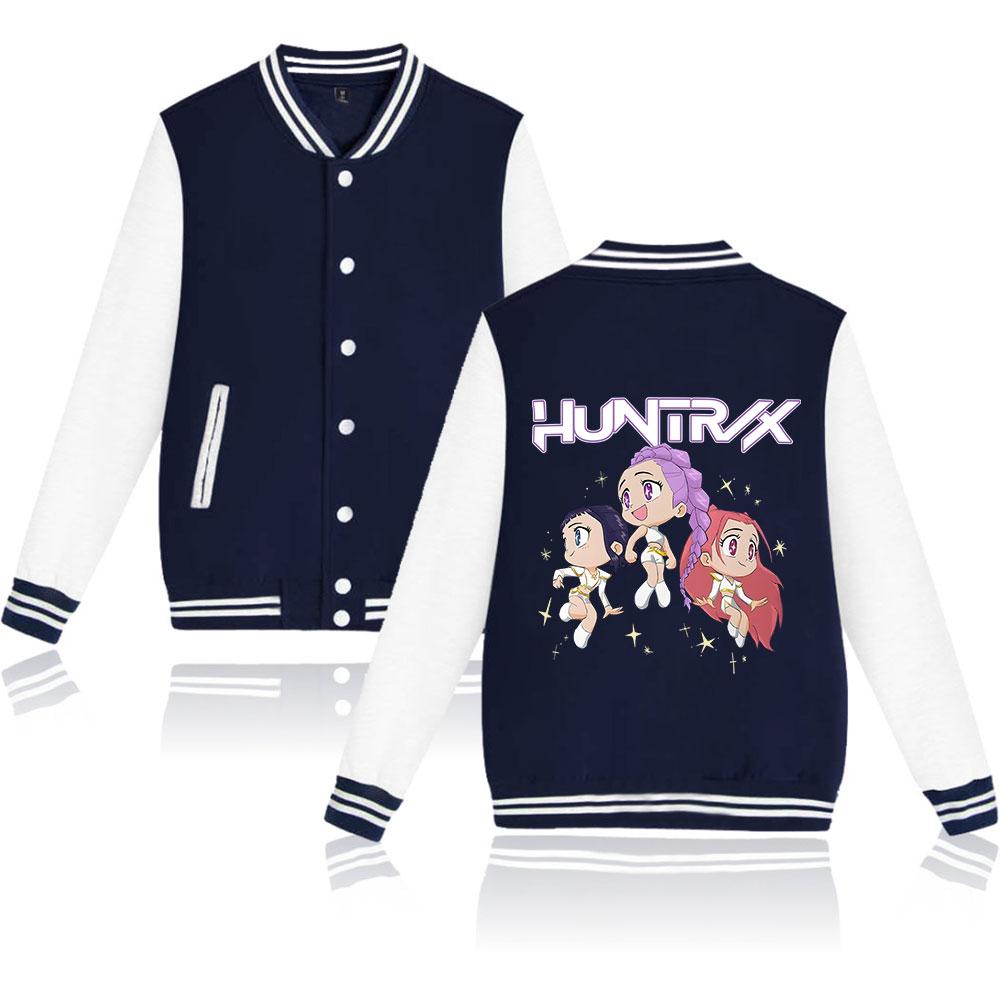 KPop Lovci démonů Grafický potisk Pánská Dámská Bunda Kabát Mikiny Mikina s kapucí Baseballová uniforma Streetwear Chlapci Dívky Kardigan Topy Oblečení