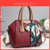 Pu Material Large Capacity Shell Shape Shoulder Bag For Daily Use Women