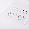 Clear Acrylic Jewelry Rack Needle-style Ear Nail Earring Shelf Earrings Display Board Necklace Display Rack for Women
