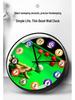 Orologio da Parete Artistico Radiocomandato per Sale Biliardo & Tennis Tavolo – Nessuna Installazione Richiesta