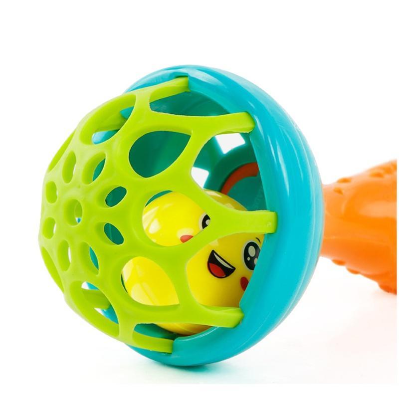 Plastic Cartoon Baby Hand Bell Rattles Music Gift For Newborns Children Toys ZYU