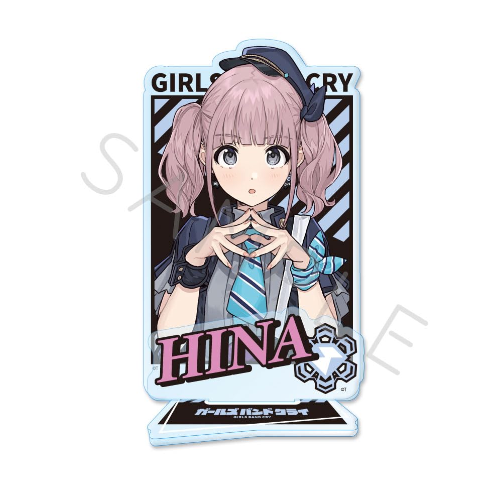 TV Anime Band Big Acrylic Stand F "Girls Cry" [Hina]