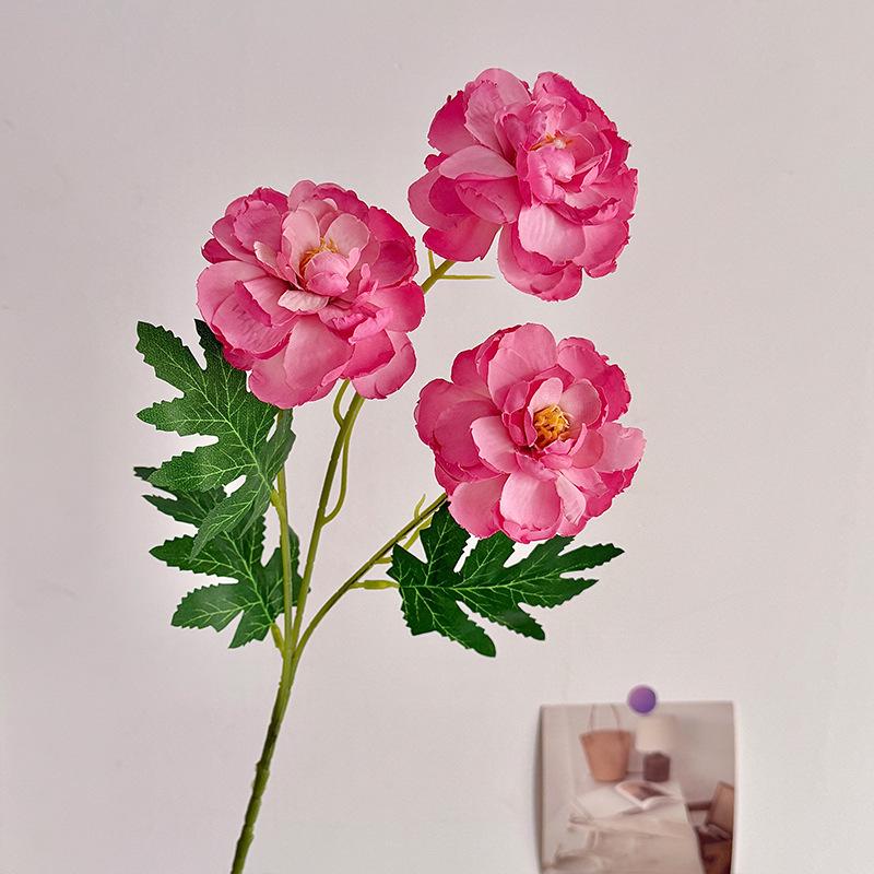 Triple-Head Lotus Silk Flowers: Home & Wedding Decor
