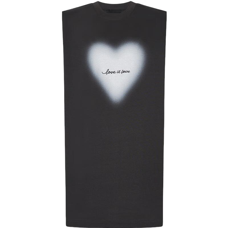 

MO&Co. Cotton Halo Heart Print Straight-Fit Dress S (160cm)