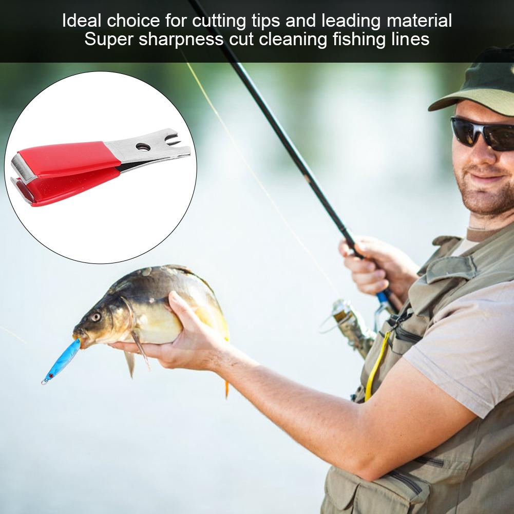 Compact Fish Line Cutter Cable Scissors Fly Fishing Clip Wire Pliers Tool Accessory