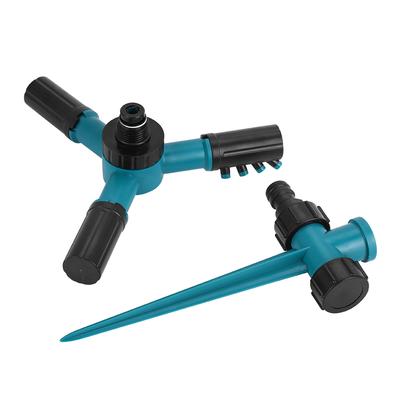 360 Degrees  Rotating Lawn Sprinkler with 3 Arms Adjustable Automatic Garden Watering Irrigation Tool