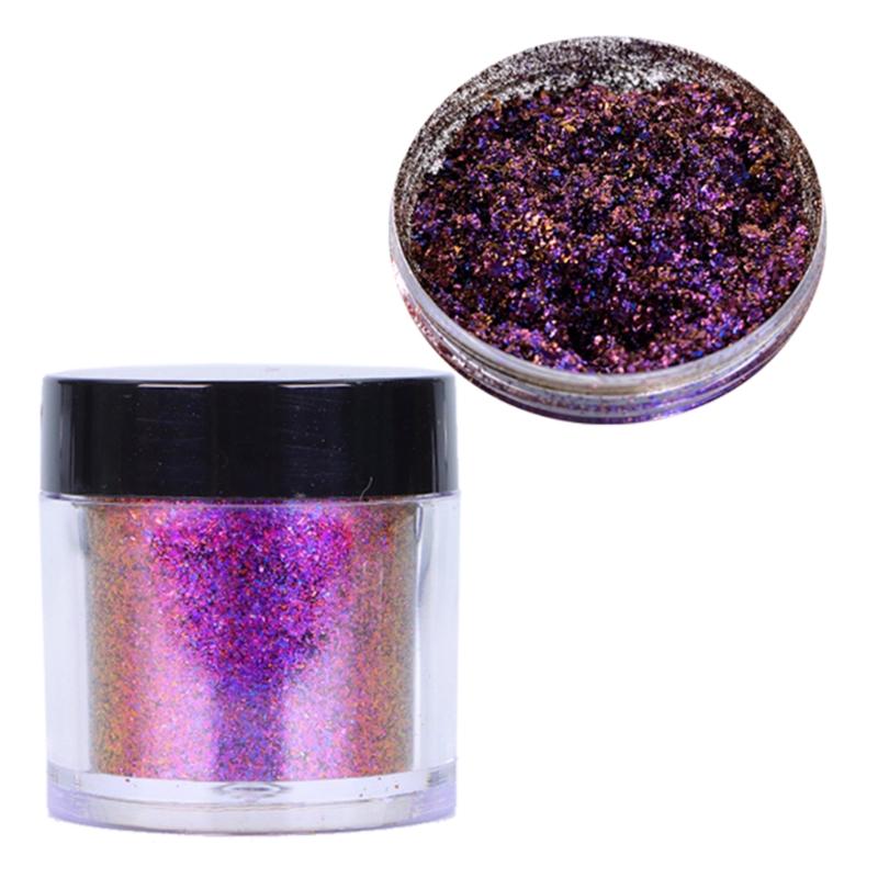 Nail Powder Flake Colorful Coarse Cloud Brocade Powder Handmade DIY Face Body Makeup Nail Art Decoration Supp