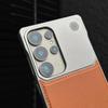 Galaxy S25 Ultra Magnetic Aroma Leather Phone Case - Drop-proof, Borderless, Fits Samsung S24/S23