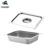Buffet-Speisewanne aus 201 Edelstahl mit Deckel