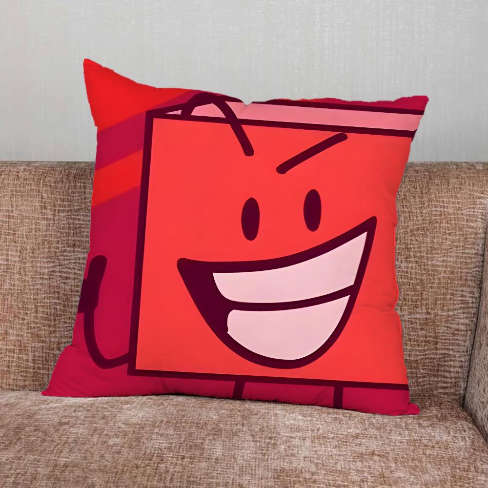 Bfdi Battle For Dream Island Pillow Case For Home Bedroom Car Office Decoration Living Room Sofa Cushion Cover Suitable