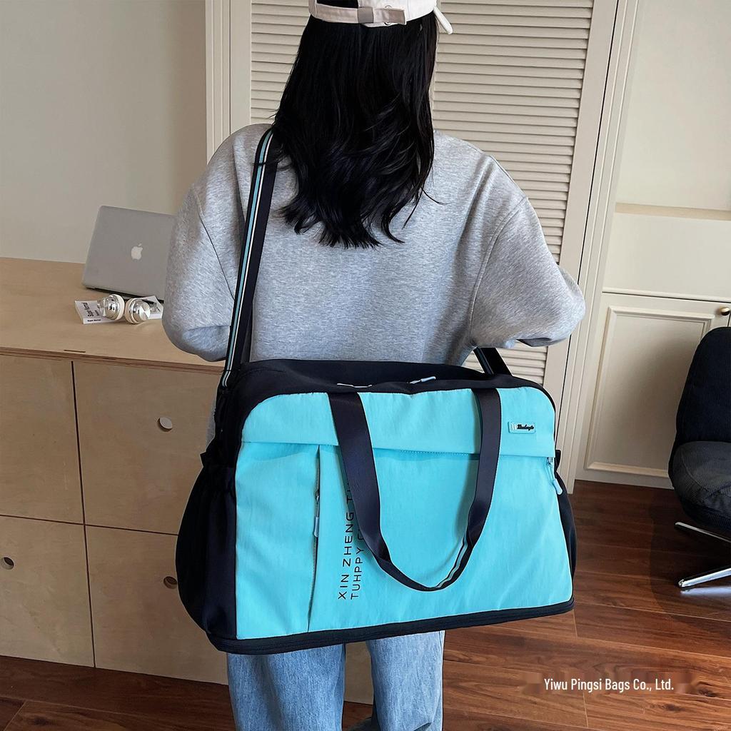 Unisex Large Capacity Travel Bag - Portable Crossbody for Business Trips & Fitness