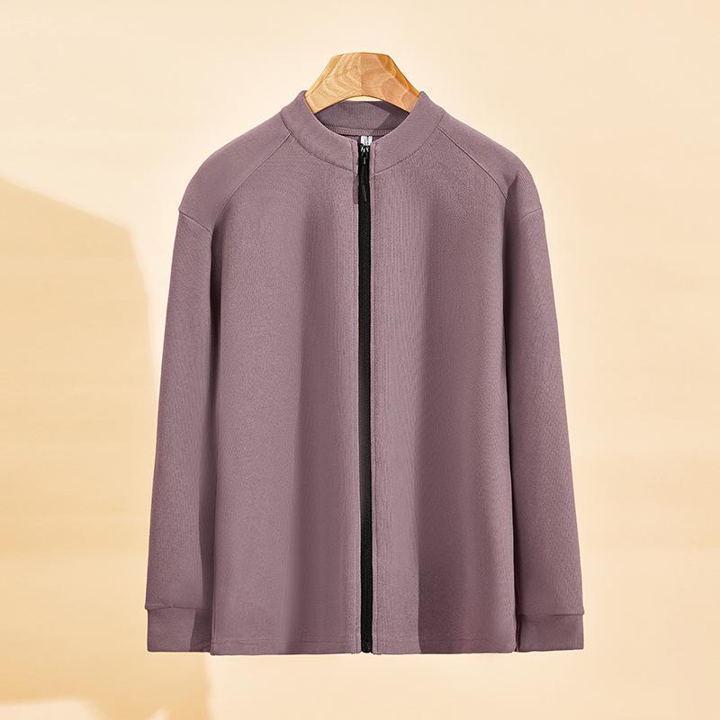 Unisex Stand Collar Fleece Jacket: Warm, Windproof, Casual Sports Top for Autumn and Winter