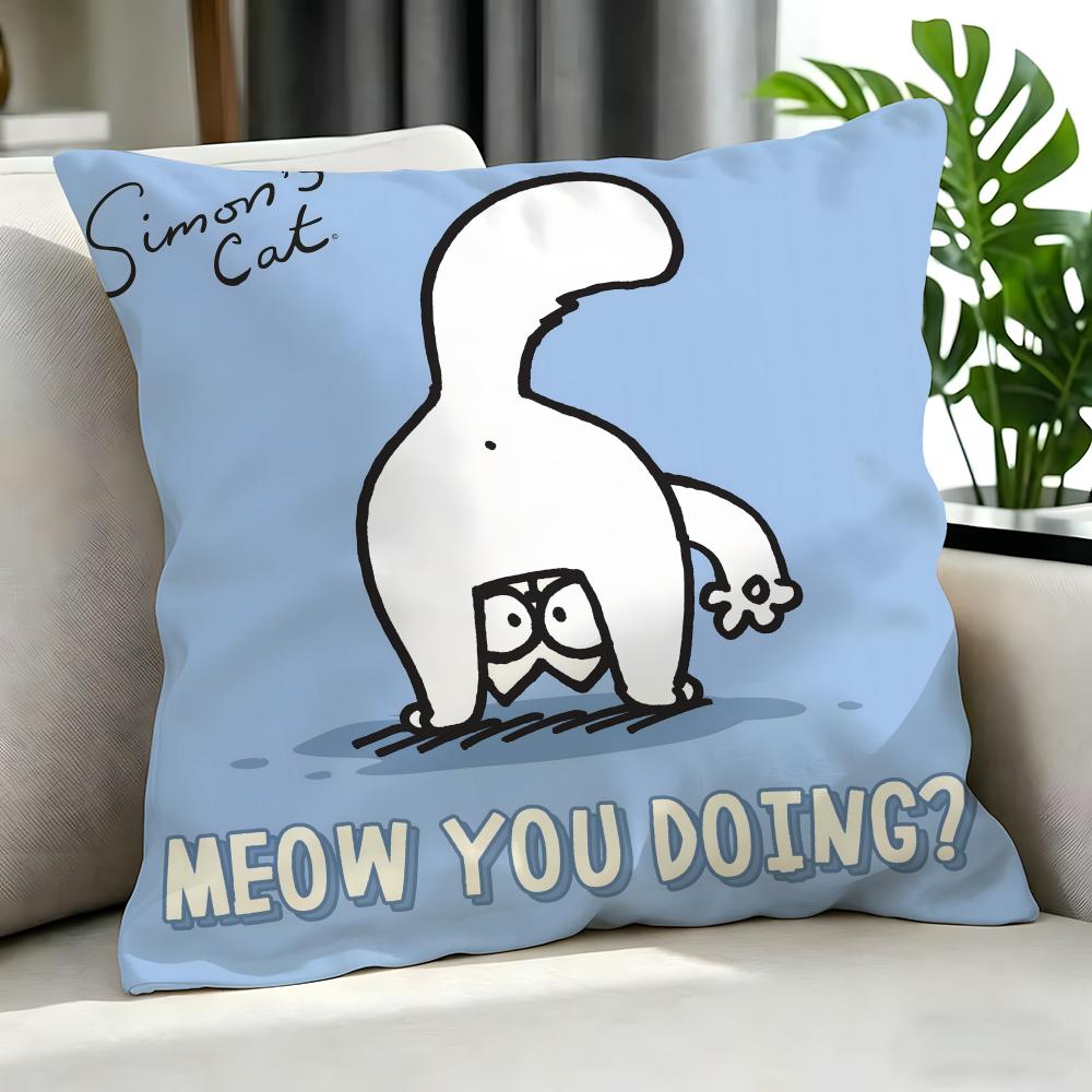 Cartoon Simons Cat Cushion Cover Cushion Cover Set Pcs X X X Pillowcase Decorative Sofa Home Decor