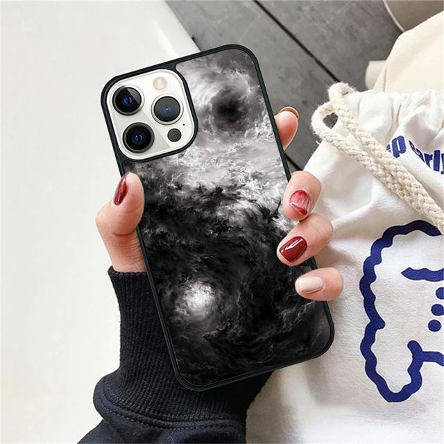 Graffiti Yin Yang Silicon Coque Shell For iPhone 17 Air 15 16 14 13 12 Pro Max 11 Pro Max Plus Phone Case Cover