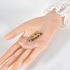 ANDYWEN 925 Sterlingsilber Gold Klar Schmetterling Zirkonia Kette Hängeohrring Feiner Schmuck Rock Punk Mode Kristallclips Hochzeit