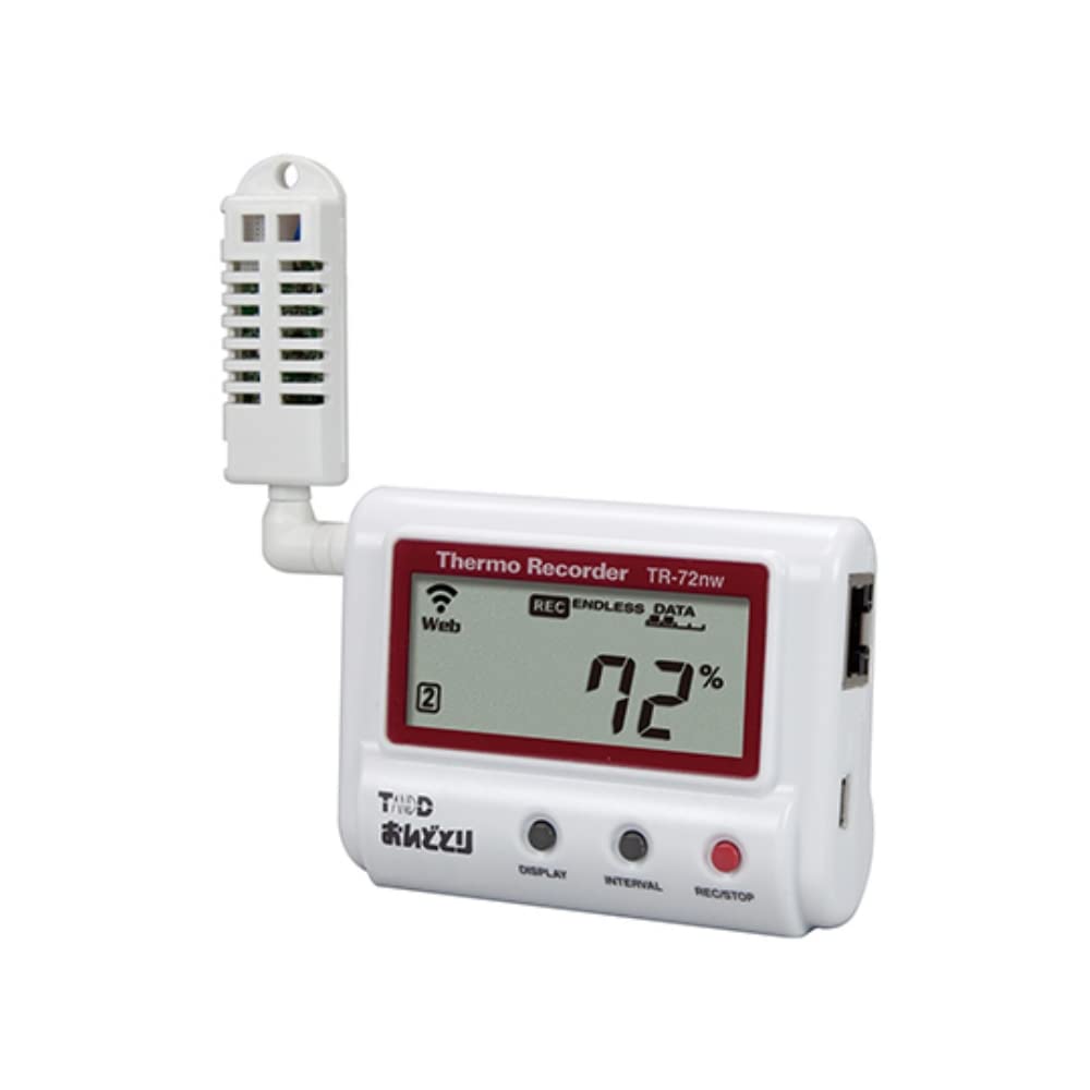 

Data Logger Wired LAN T&D Temperature/Humidity T&D T&D 61-8493-80/TR-72nw 1.5