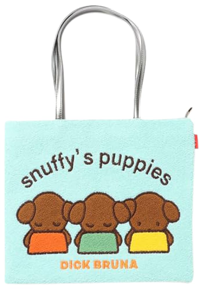 

Miffy Tote Bag Brand Lightweight Thin Gusset Shoulder Bag Large Capacity A4 Large Present Gift Zucchero Dick Bruna 62080 [ZUCCHERO] Women s (Light світло-зелений колір