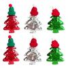 Christmas Hanging Decor Glitter Christmas Ornaments Festive Displays Elegant Holiday Decorations Reflective Glitter Finish