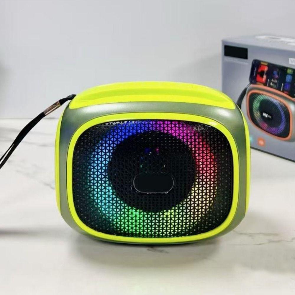 With Bass Wireless Phone Stand RGB Bluetooth Speaker Outdoor Computer Mobile Movies Speaker