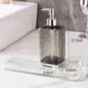Cheese Texture Press-Type Dispenser Bottle for Body Wash, Shampoo, and Hand Soap