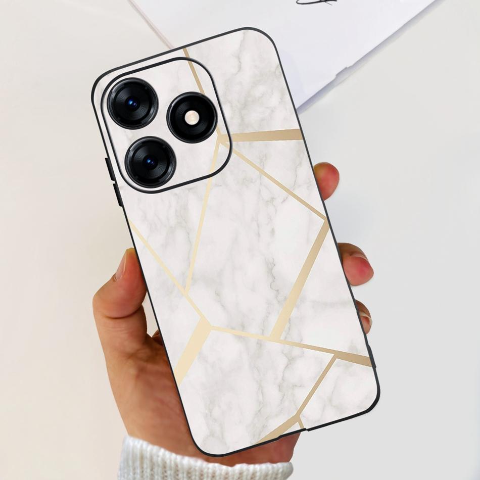 Phone Case For Tecno Spark 10 10C 2023 Fashion Flower Cat Butterfly Soft Silicone TPU Cases For Tecno Spark10 Spark10c KI5q KI5k