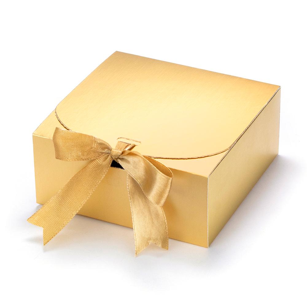 Cross-border Ribbon Gift Box with Bow for Souvenirs and Birthday Gifts