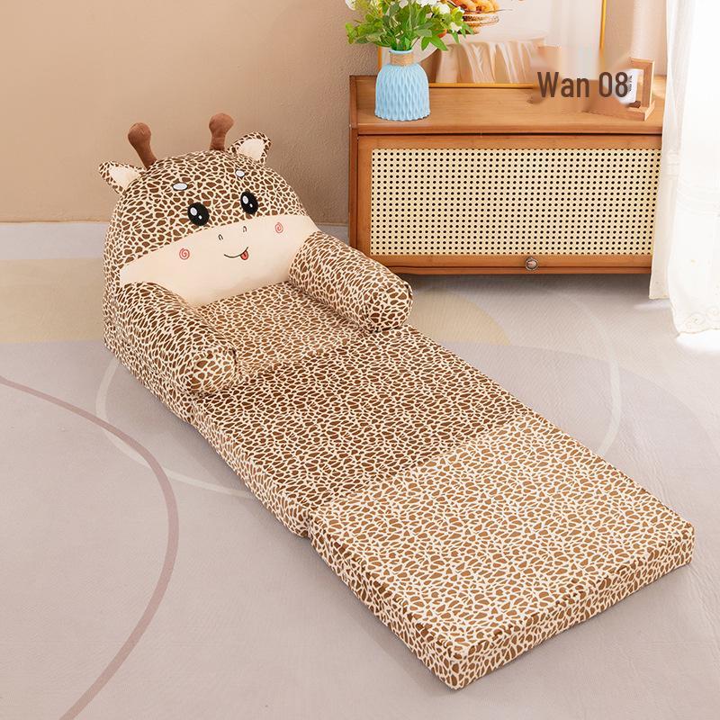 Canapea extensibilă triplă pentru copii cu desene animate - Scaun leneș drăguț și confortabil pentru grădiniță